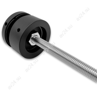 Стеклодержатель FKK-44-DEF с дефектом 10х20 мм O50 мм М10x1.5 для стекла, нержавейка/черный