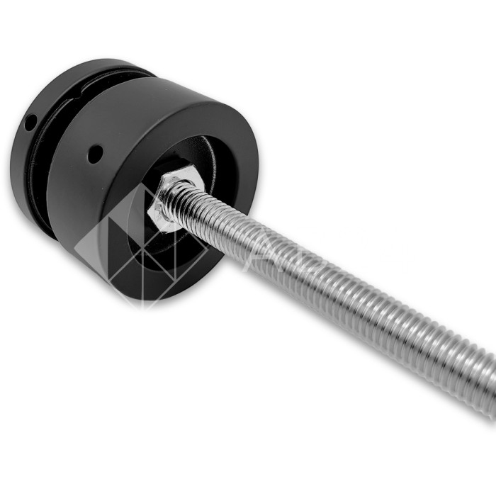 Стеклодержатель FKK-44-DEF с дефектом 10х20 мм O50 мм М10x1.5 для стекла, нержавейка/черный