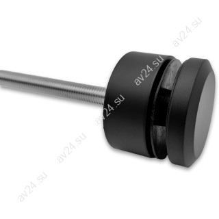 Стеклодержатель FKK-44-DEF с дефектом 10х20 мм O50 мм М10x1.5 для стекла, нержавейка/черный