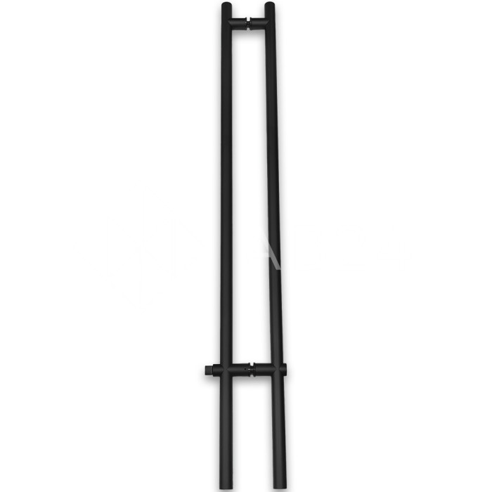 Ручка FKR-213 для стеклянной двери 35x1125х1500х1 м с замком, нержавейка/черный