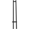 Ручка FKR-213 для стеклянной двери 35x1125х1500х1 м с замком, нержавейка/черный