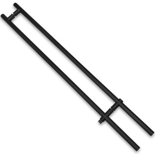 Ручка FKR-213 для стеклянной двери 35x1125х1500х1 м с замком, нержавейка/черный