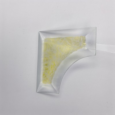 Бевелс AV225 дихроичный угловой 93 х 93 х 38 мм желтый мороз