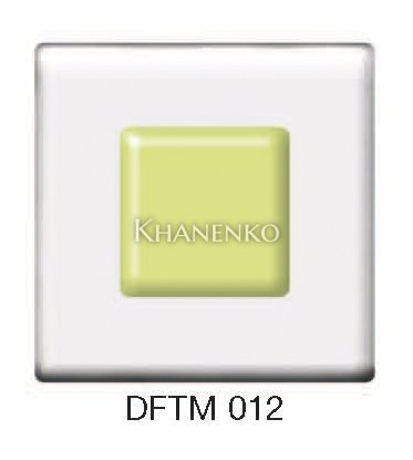 Фьюзинг квадрат DFTM 012 прозрачно-салатового цвета, 6 см