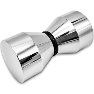 Ручка кноб FDR-45, алюминий/хром