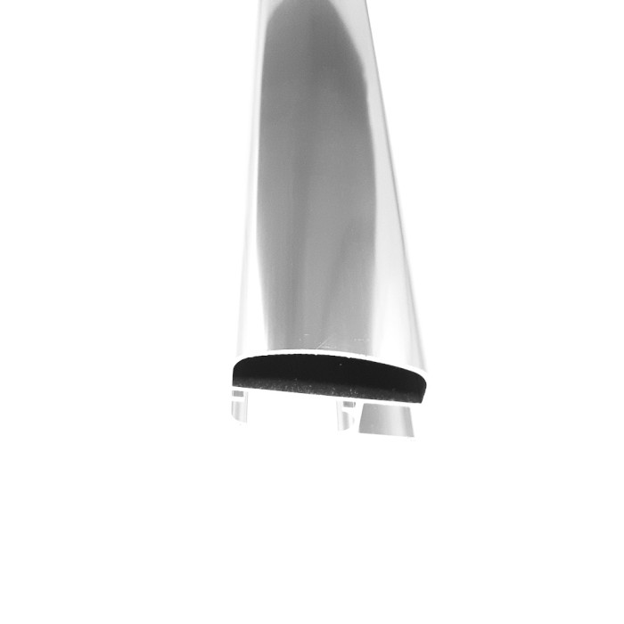 Трек FDS-3.1-DEF с дефектом для раздвижной системы FDS-3 длина 2 м, алюминий/хром