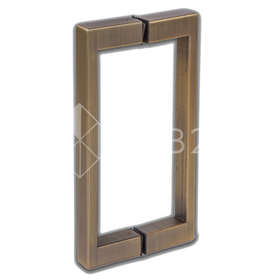 Ручка скоба FDR-76-DEF с дефектом 20х10х200 мм, нержавейка/бронза