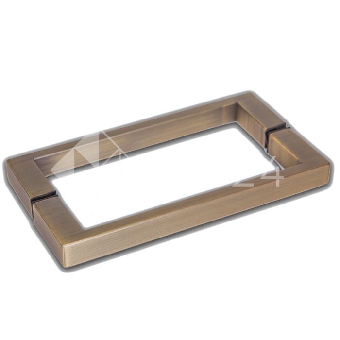 Ручка скоба FDR-76-DEF с дефектом 20х10х200 мм, нержавейка/бронза