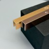 Заглушка верхняя FDPA-500.1, 19х13х2мм, 1 м, для п-образного профиля FDPA-50, FDPA-51, FDPA-55, алюминий/розовое золото