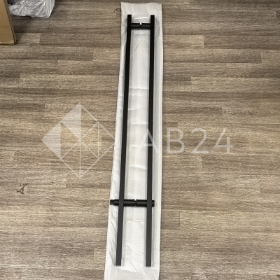 Ручка FKR-214 для стеклянной двери 25х38х1125x1500ммх1 мм с замком, нержавейка/черный