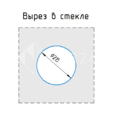 Точечное крепление FKK-33 с крышкой 22-32мм без зенковки, O35 мм, регулируемое для стекла 10-12 мм, нержавейка/полированный