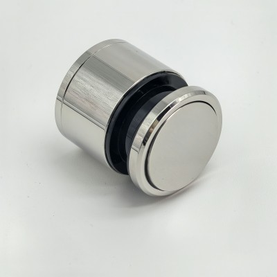 Точечное крепление FKK-33 с крышкой 22-32мм без зенковки, O35 мм, регулируемое для стекла 10-12 мм, нержавейка/полированный