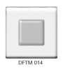 Фьюзинг квадрат DFTM 014 прозрачно-серого цвета, 6 см