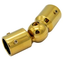 Соединитель трубы Ø19 90°-180° FDC-13 ZN/TP цвет Золото