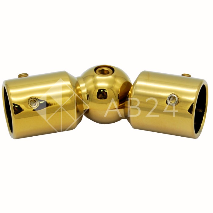 Соединитель FDC-13 трубы 19 90°-180°, цинк/золото