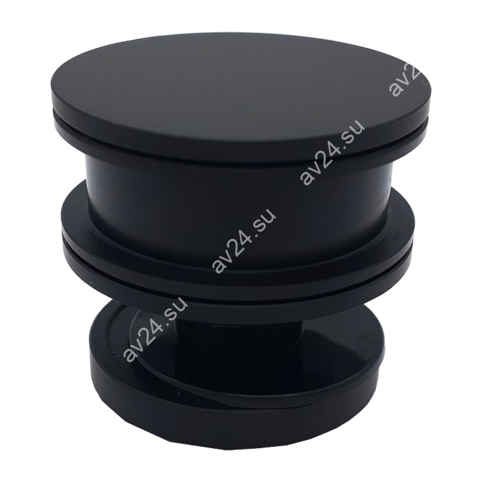 Ролик FDS-30-DEF с дефектом с креплением к стеклу, нержавейка/черный