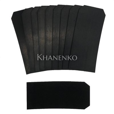Комплект резиновых прокладок для стоек FOS-02 и FOS-03, 10 шт FOA-02 Черный