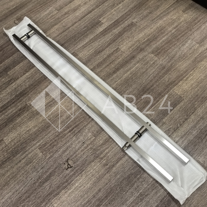 Ручка FKR-214 для стеклянной двери 25х38х1125x1500ммх1 мм с замком, нержавейка/матовый