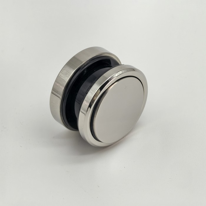 Точечное крепление FKK-34 с крышкой 6мм, без зенковки, O35 мм, для стекла 10 мм, нержавейка/полированный