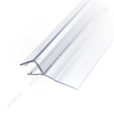 Уплотнитель FDPP-440.8 ПРЕМИУМ Ц-образный прозрачный 2.2м ус 10мм под стекло 8мм