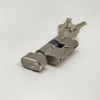 Личинка FMZA-33.1 для замка стеклянной двери FMZ-33.1, ключ/вертушка, латунь/матовый