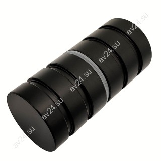 Ручка кноб FDR-43, нержавейка/черный