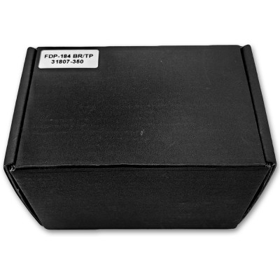 Петля Аврора FDP-184 стекло-стекло 90° с крышками, латунь/золото