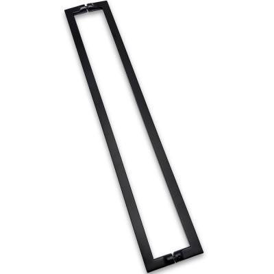 Ручка скоба FDR-703, 10х20х650 мм, нержавейка/черный