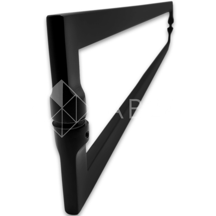 Ручка скоба FDR-703, 10х20х650 мм, нержавейка/черный