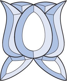 Бевелс AV203 фрамужный (7 элементов) 182 х 153 мм
