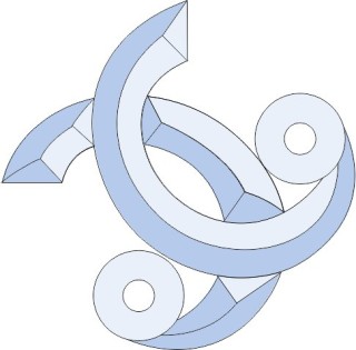 Бевелс AV386 (6 элементов) 148 х 146 мм