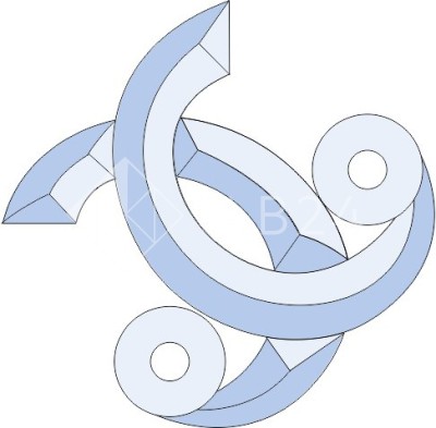 Бевелс AV386 (6 элементов) 148 х 146 мм