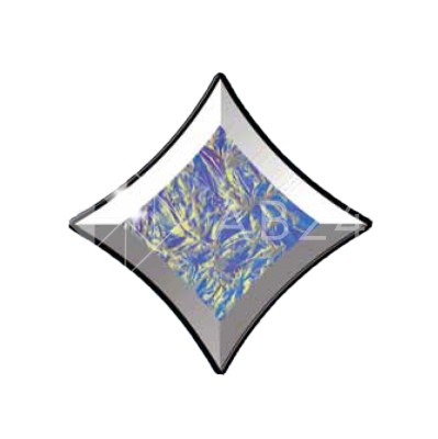 Бевелс AV172 дихроичная звезда 125 х 125 мм, красная шиншилла