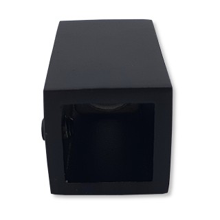 Крепление FDC-60 трубы 15х15 к стене, нержавейка/черный