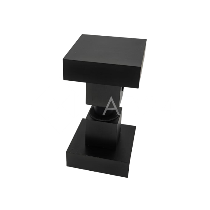 Ручка кноб FDR-31 квадратная, латунь/оружейная сталь