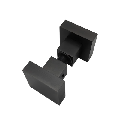 Ручка кноб FDR-31 квадратная, латунь/оружейная сталь