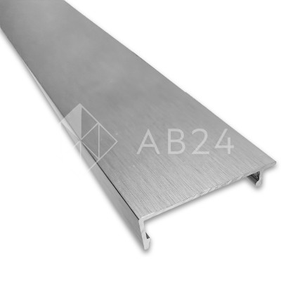 Крышка FKP-442.3 для профиля зажимного FKP-443, алюминий/матовый