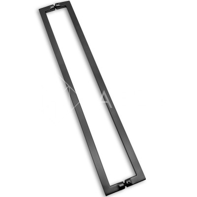 Ручка скоба FDR-703, 10х20х650 мм, нержавейка/оружейная сталь