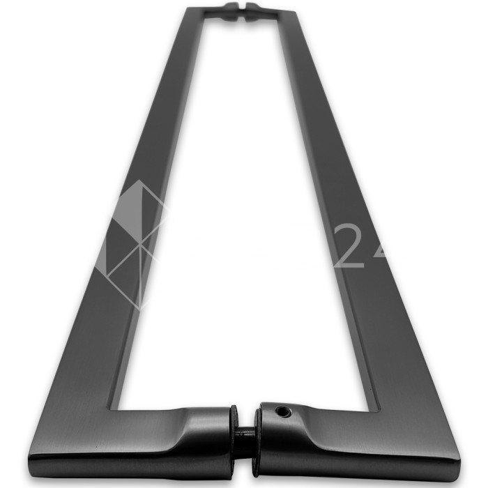 Ручка скоба FDR-703, 10х20х650 мм, нержавейка/оружейная сталь