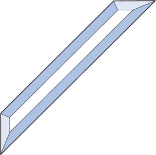 Бевелс AV121 дизайнерский 36 х 267 мм