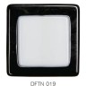 Фьюзинг квадрат DFTN 019 черно-белого цвета, 6 см