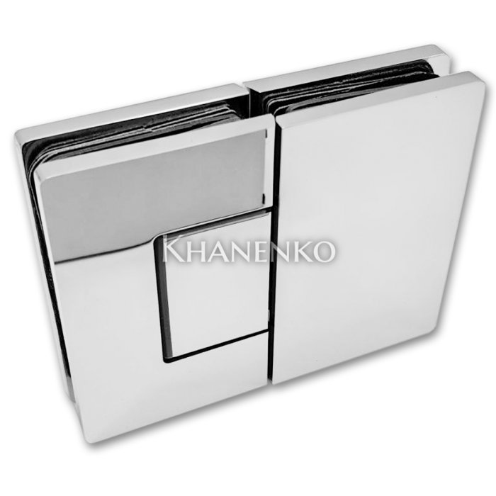 Петля Афина стекло-стекло 180° Хром FDP-132 BR/CR