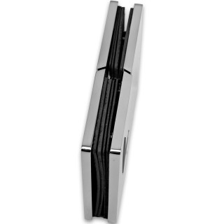 Петля Афина FDP-132 стекло-стекло 180°, латунь/хром