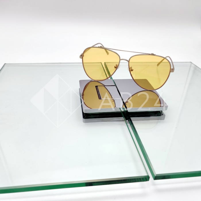 Петля Афина FDP-132 стекло-стекло 180°, латунь/хром