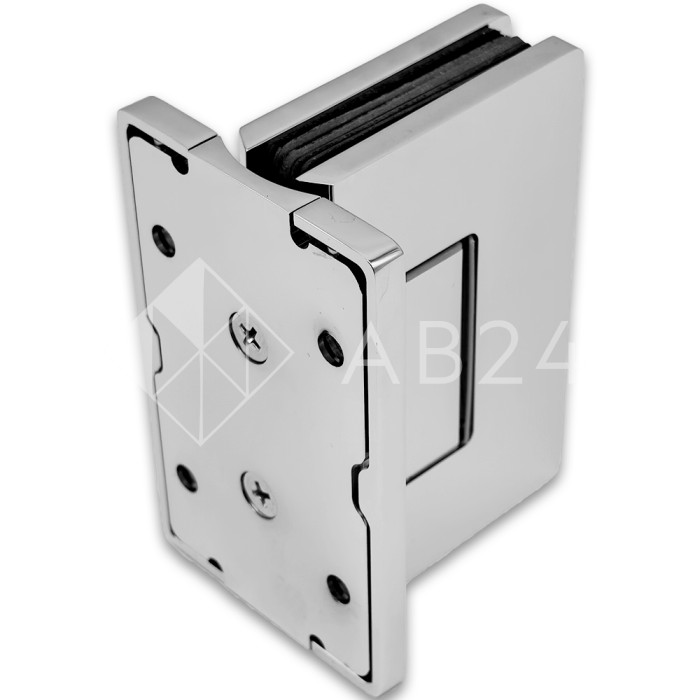 Петля Афина FDP-131 стена-стекло центр. крепление, латунь/хром