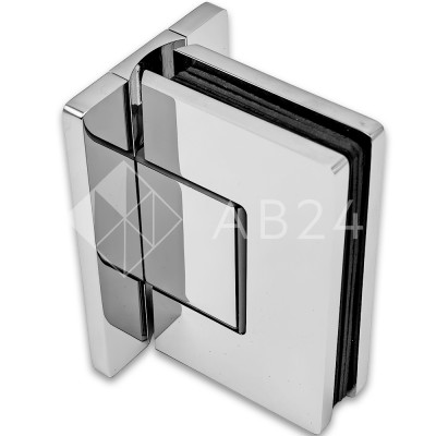 Петля Афина FDP-131 стена-стекло центр. крепление, латунь/хром