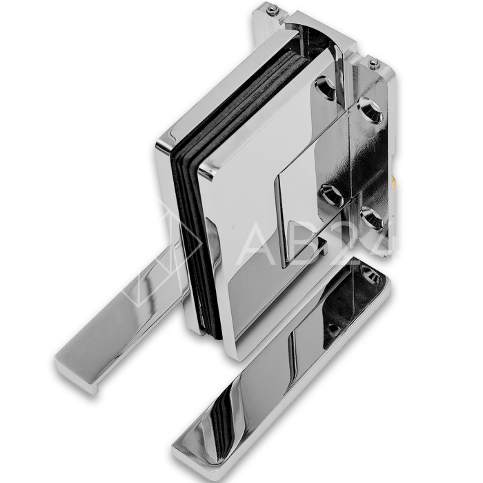 Петля Афина FDP-131 стена-стекло центр. крепление, латунь/хром