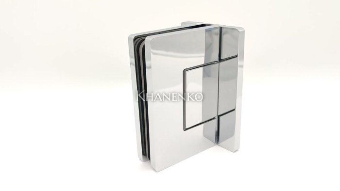 Петля Афина FDP-131 стена-стекло центр. крепление, латунь/хром