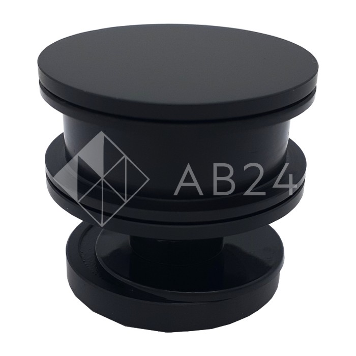 Ролик FDS-30 с креплением к стеклу, нержавейка/черный