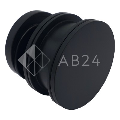 Ролик FDS-30 с креплением к стеклу, нержавейка/черный